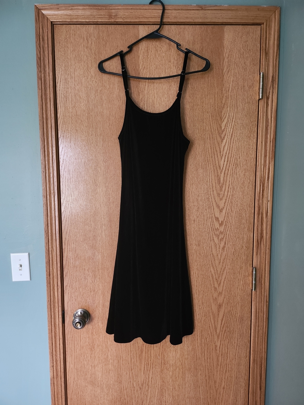 Target Black Velvet Slip Dress